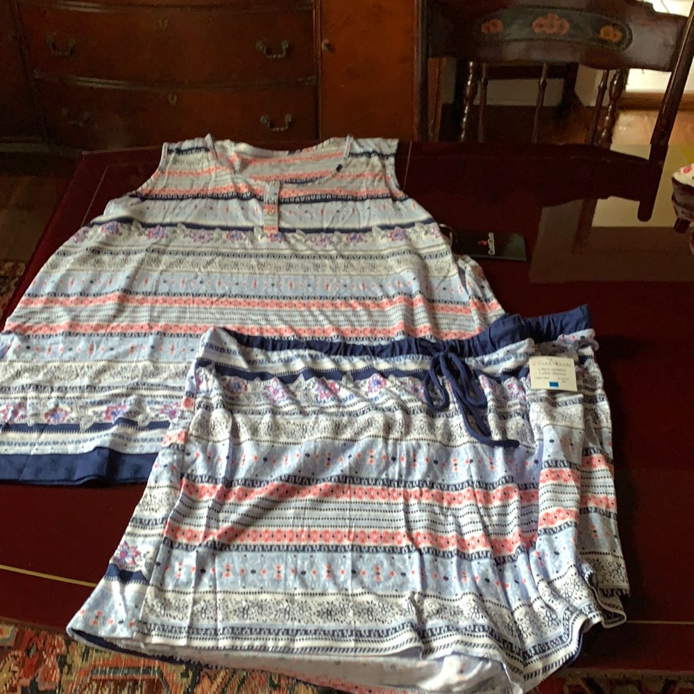 Never worn jersey type material. Summer pajamas